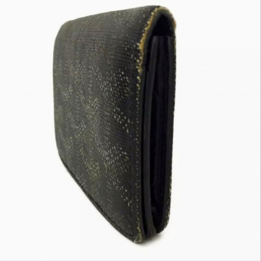 GOYARD BLACK LEATHER CARD CASE WALLET/R5032 - Picture 3 of 11